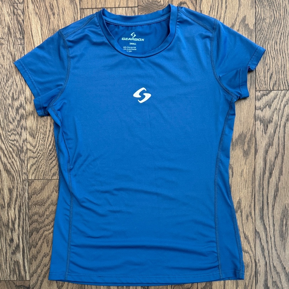 Women's Blue Gearbox Top